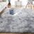Zacht fluffy vloerkleed – Wasbaar – Hoogpolig tapijt – Tapijten woonkamer, slaapkamer, kinderkamer – Kerstcadeau – 140×200 cm